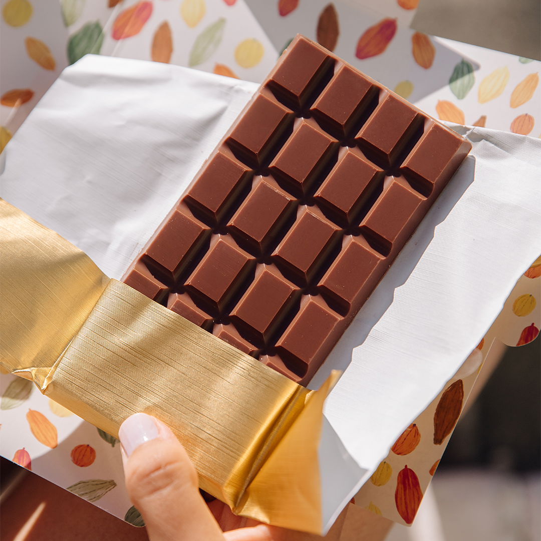 Chocolates que contam histórias
